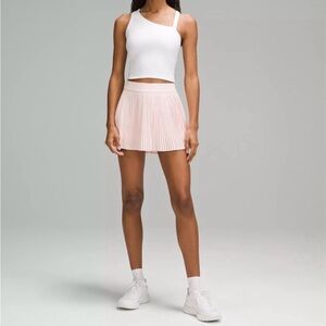 Lululemon Athletica Varsity High-Rise Pleated Tennis Skirt Strawberry Milkshake